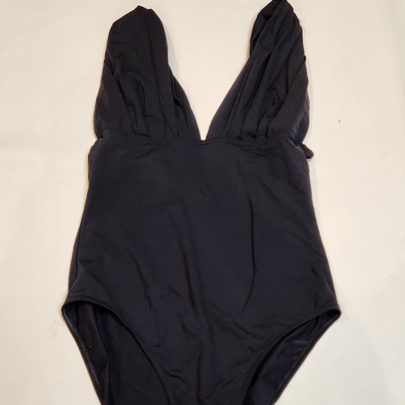 Calvin Klein Other - Calvin Klein Black Plunge One Piece Swimsuit